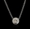 14KT White Gold 0.35 ctw Diamond Necklace