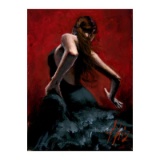Dancer in Red Black Dress by Perez, Fabian