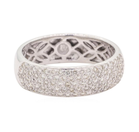 0.99 ctw Diamond Band - 18KT White Gold