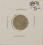 1891-S Seated Liberty Dime Coin