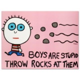 Boys Are Stupid, Throw Rocks at Them by Goldman, Todd