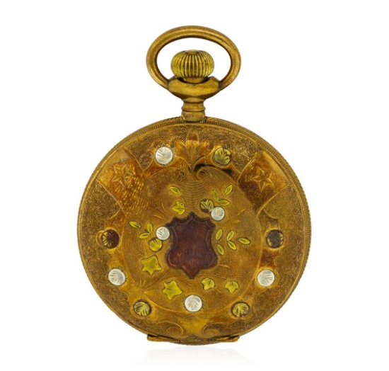 Antique Hampden Watch Co. Pocket Watch - 14KT Yellow Gold