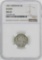 1841 Germany Baden 6 Kreuzer Coin NGC MS65