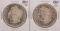 Lot of (2) 1880-S $1 Morgan Silver Dollar Coins