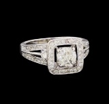 1.58 ctw Diamond Ring - 18KT White Gold
