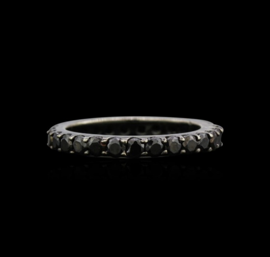 2.00 ctw Black Diamond Ring - 14KT White Gold