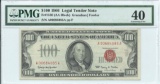 1966 $ 100 Legal Tender Note PMG Extremely Fine 40