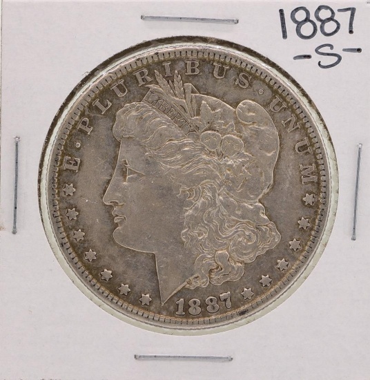 1887-S $1 Morgan Silver Dollar Coin