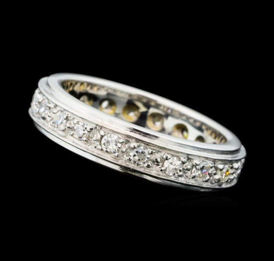 0.80 ctw Diamond Eternity Band - 14KT White Gold