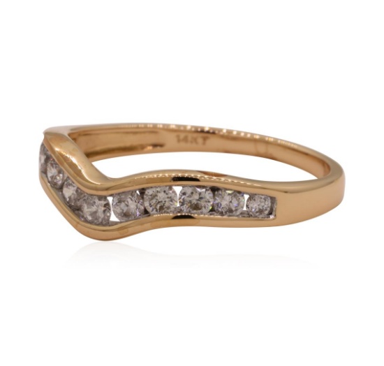 0.45 ctw Diamond Ring - 14KT Rose Gold