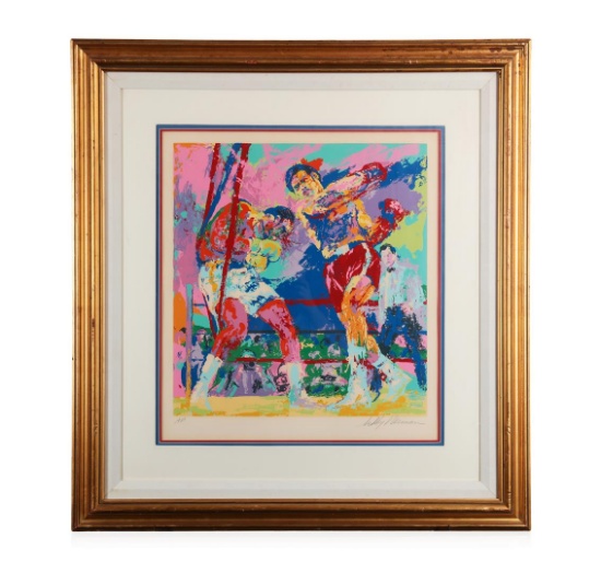 "Frazier vs. Foreman Zaire '73" by LeRoy Neiman - Limited Edition Serigraph