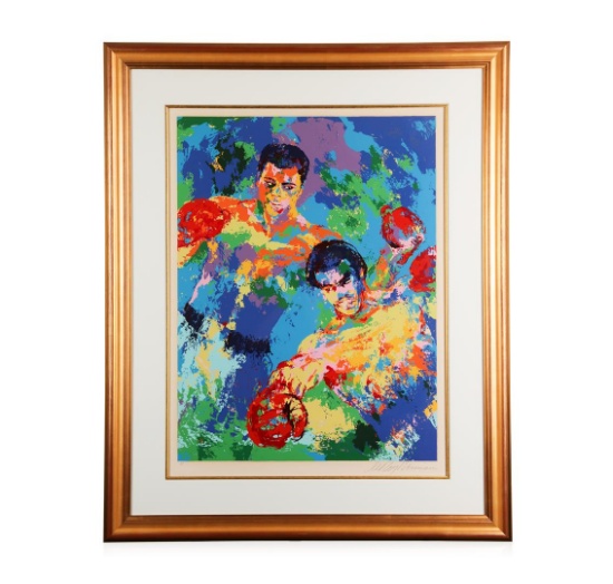 "Ali vs. Foreman Zaire '74"" by LeRoy Neiman - Limited Edition Serigraph