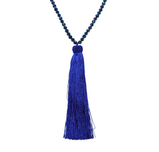 Crystal Tassel Necklace