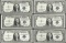 Lot of (6) 1935E $1 Silver Certificate Notes