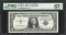 1957A $1 Silver Certificate Note Fr.1620 PMG Superb Gem Uncirculated 67EPQ