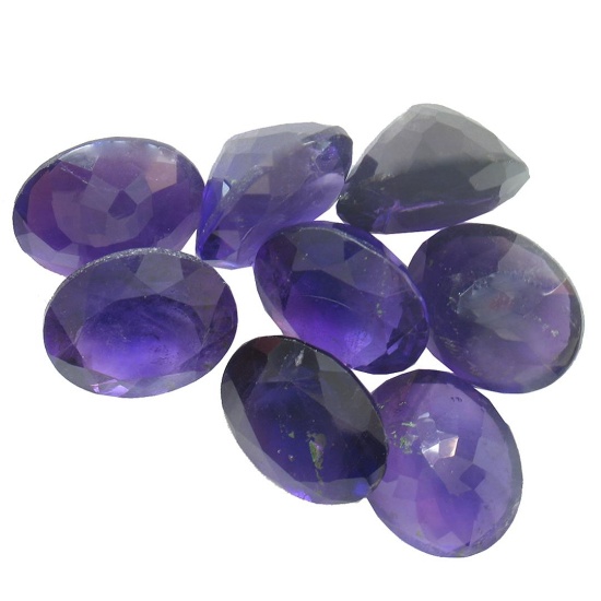 34.73 ctw Oval Mixed Amethyst Parcel