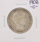 1908-O Barber Half Dollar Coin