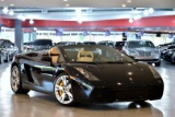 2008 Black Lamborghini Gallardo Convertible