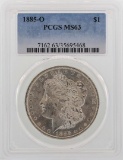 1885-O $1 Morgan Silver Dollar Coin PCGS MS63