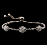 14KT White Gold 2.02 ctw Diamond Bracelet