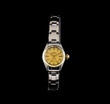 Rolex 14KT Two-Tone Oyster Precision Vintage Ladies Watch