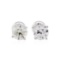 1.42 ctw Diamond Stud Earrings - 14KT White Gold