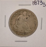 1873-S Seated Liberty Half Dollar Coin