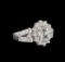 2.07 ctw Diamond Ring - 14KT White Gold