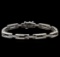 0.75 ctw Diamond Bracelet - 14KT White Gold