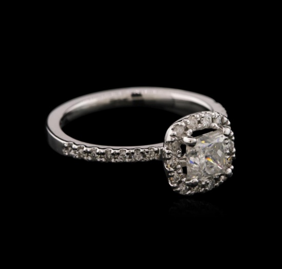 14KT White Gold 1.06 ctw Diamond Ring