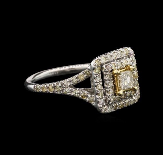 1.08 ctw Diamond Ring - 14KT White Gold