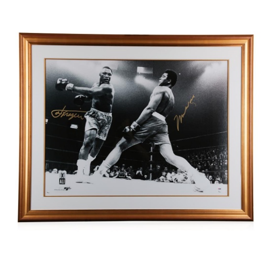 "Muhammad Ali vs. Joe Frazier" autographed Poster