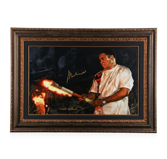 Muhammad Ali Olympic Torch giclee
