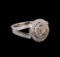 1.35 ctw Diamond Ring - 14KT White Gold