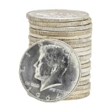 Roll of (20) 1964 Brilliant Uncirculated Kennedy Half Dollars