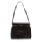Fassbender Black Croc Vintage Leather Handbag