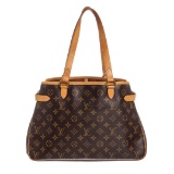 Louis Vuitton Monogram Canvas Leather Batignolles Horizontal Bag