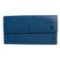 Louis Vuitton Blue Epi Leather Sarah Wallet