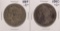 Lot of 1889-O & 1890-O $1 Morgan Silver Dollar Coins