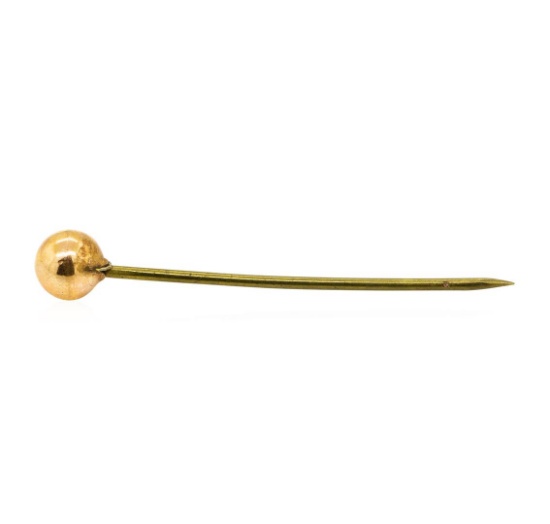 Ball and Pin - Yellow Gold Plated