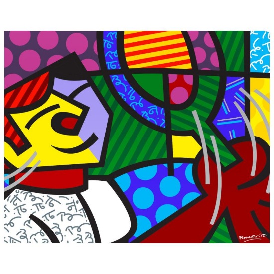 Tennis Match by Britto, Romero