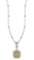 18k Two Tone Gold 1.38CTW Diamond Pendant, (VS1-SI1/G-H/Intense Yellow)
