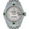 Rolex Ladies Stainless Steel Diamond Lugs MOP String Diamond Datejust Wristwatch