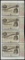 Uncut Sheet of (4) State of Louisiana Baby Bond Obsolete Notes