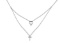 14K Yellow Gold 0.16CTW Diamond Necklace, (I1-I2/H-I)