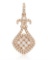 14k Rose Gold 0.43CTW Diamond Pendant, (I1/I)