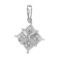 14k White Gold  0.46CTW Diamond Pendant