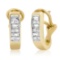 14k Yellow Gold 0.50CTW Diamond Earring, (H-I)