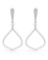 14k White Gold 0.87CTW Diamond Earring, (SI3/G)