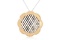 14k Yellow Gold 0.74CTW Diamond Pendant, (VS2-SI1/SI1/G-H/G)